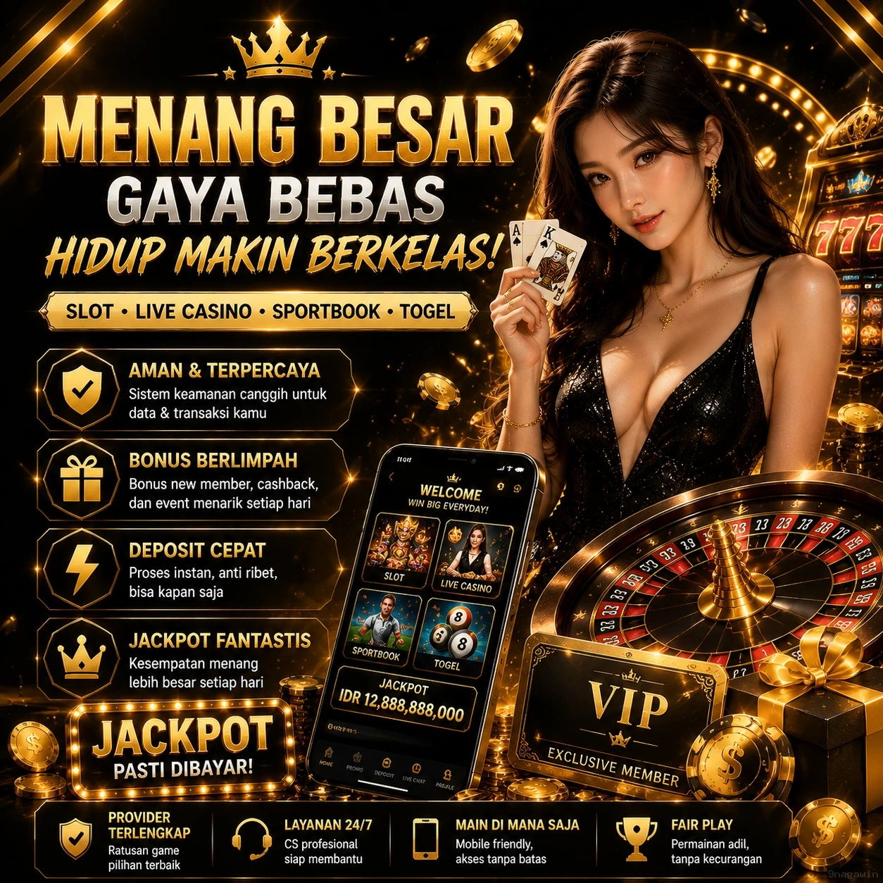 9nagawin Fitur Menarik